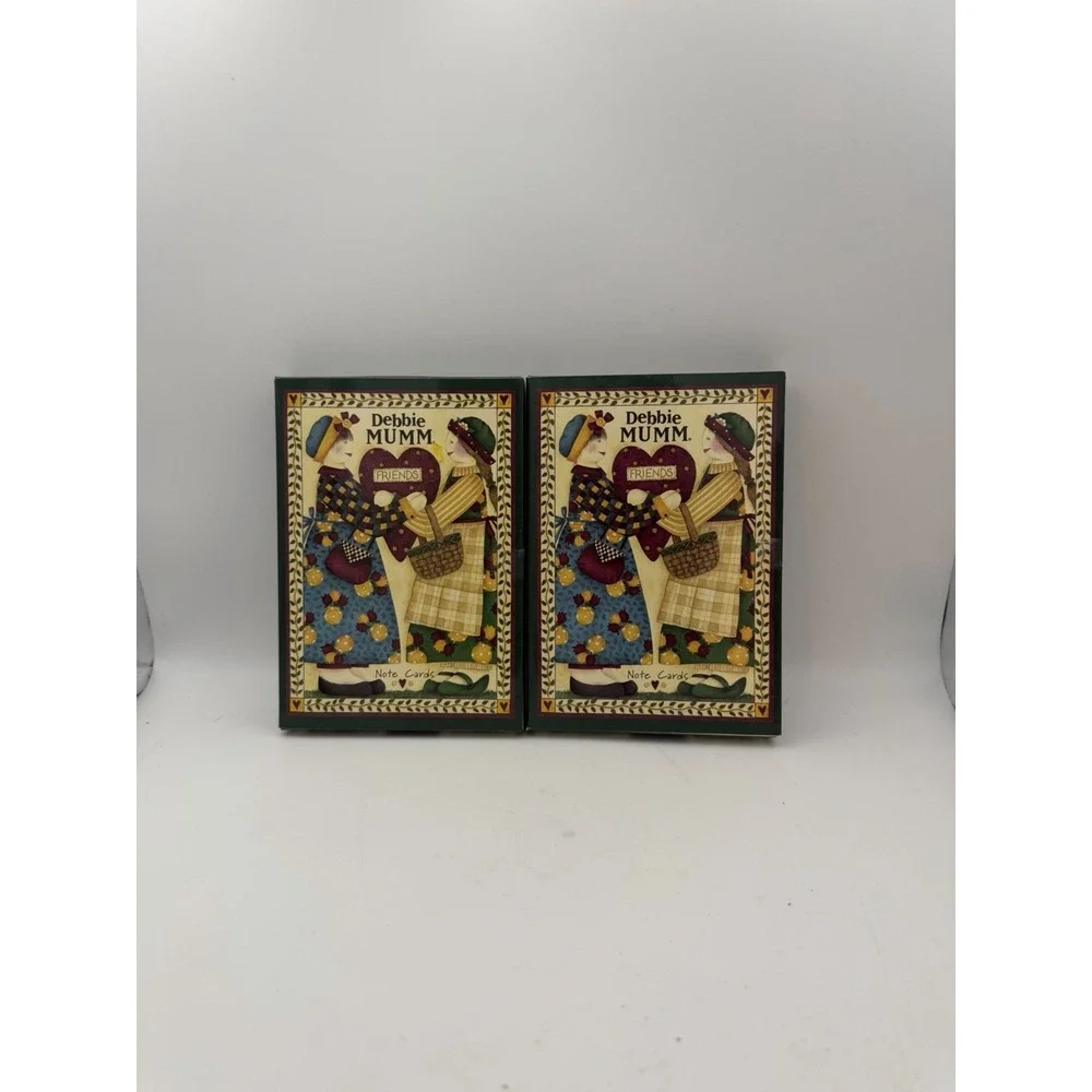 Lot of 2 Debbie Mumm Friends Always Note Card Sets AMCAL Sealed 10 Cards Each
